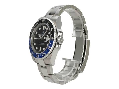  Rolex GMT-Master II Edelstahl Ref. 116710BLNR 