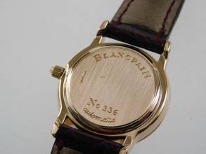 Thumbnail von Blancpain Villeret 18 Karat Rosegold Villeret Damenuhr 26mm im Top Zustand mit original BP Krokoband und original BP Schließe