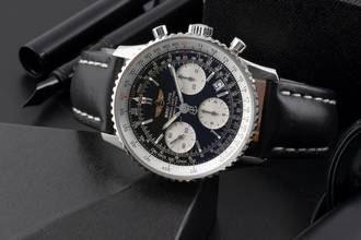 Thumbnail von Breitling Navitimer Chronograph Stahl Automatik Ref. A23322 Box & Papiere 2005