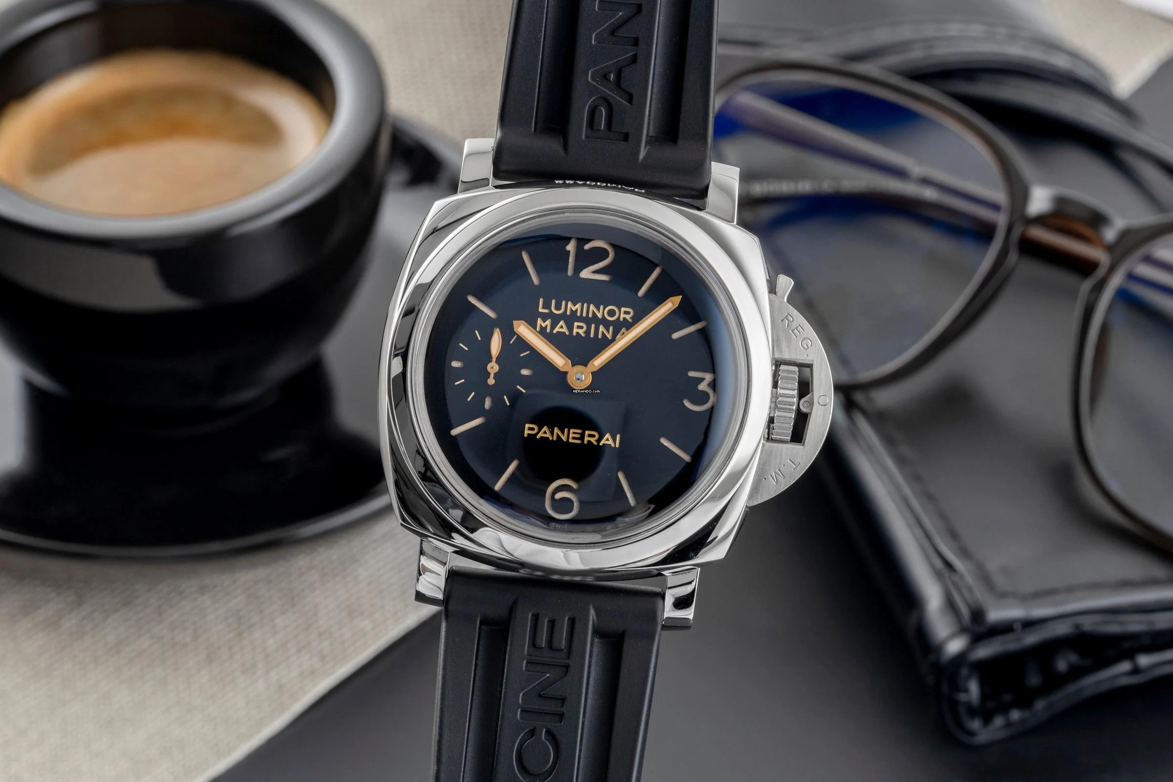 Panerai Luminor Marina 1950 3 Days Stahl Handaufzug Ref. PAM00422