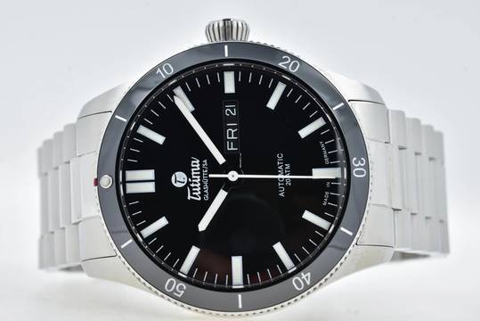  Tutima Grand Classic Flieger Automatik Day Date 6107-06 Große Flieger 