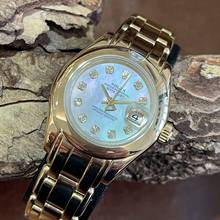 Thumbnail von Rolex Lady-Datejust Pearlmaster Perlmutt Diamanten Blatt - Ref. 69328
