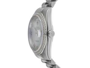 Thumbnail von Rolex Day-Date 36 Platin Diamanten Ref.118346 2001 Box&Beschreibung wie Neu Vintage