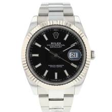 Thumbnail von Rolex Datejust 41 Oyster Fluted Black Dial