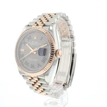  Rolex Datejust 36 Wimbledon Steel Everose Gold Jubilee Fluted 