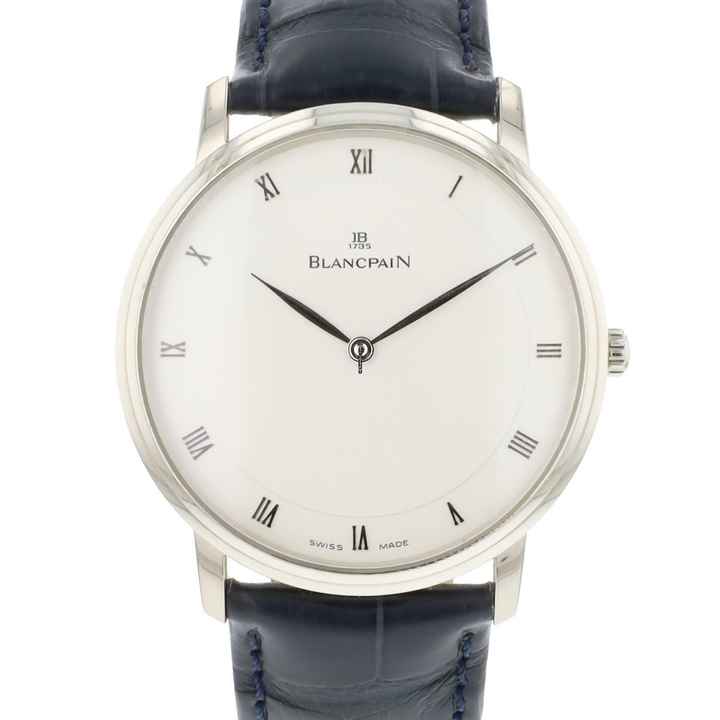  Blancpain Villeret Ultraflach Ultra Slim White Gold White Dial 