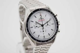 Thumbnail von Omega Speedmaster Professional Moonwatch White perfekt Fullset