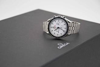 Thumbnail von Omega Speedmaster Professional Moonwatch White perfekt Fullset