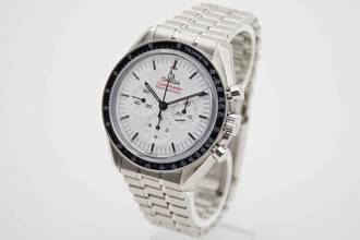 Thumbnail von Omega Speedmaster Professional Moonwatch White perfekt Fullset