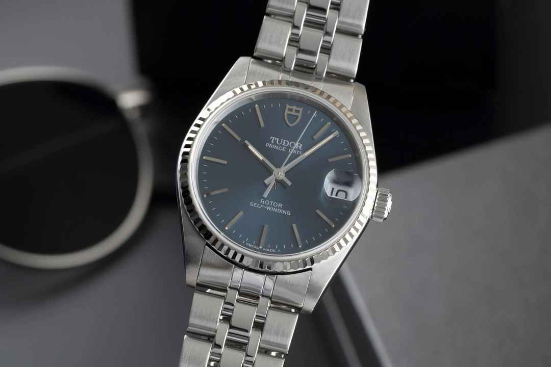  Tudor Prince Date Stahl / Weissgold Automatik Damenuhr Ref. 72034 