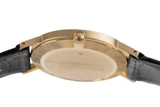 Thumbnail von Rolex Cellini 18k (0,750) Gold Handaufzug Herrenuhr Ref. 4112 Klassiker