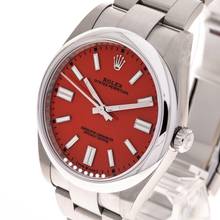 Thumbnail von Rolex Oyster Perpetual 41 Red – 124300 – White Hangtag – like NEW – 2020 Full Set