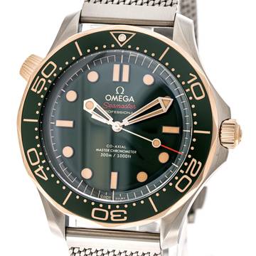  Omega Seamaster Diver 300 M D. 300m Green Milanese – 210.90.42.20.10.001 – NEW & Unworn – 08/2025 Full Set 