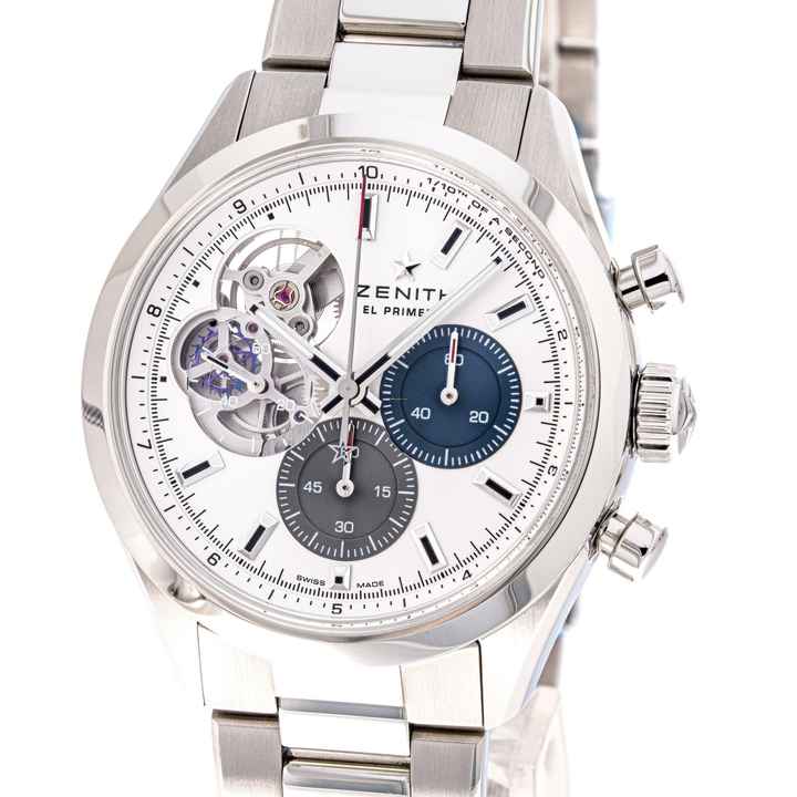  Zenith Chronomaster Open White 39.5 – 03.3300.3604/69.M3300 – NEW & Unworn – 08/2025 Full Set 