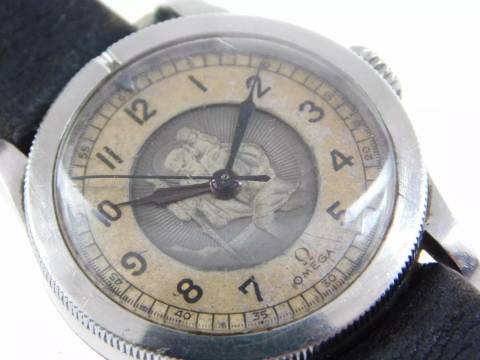  Omega Classic Vintage Handaufzug Herrenuhr St. Christophorus 23.4 SC Omega St. Christopher Christopherus Ref 2041 Vintage 1939 