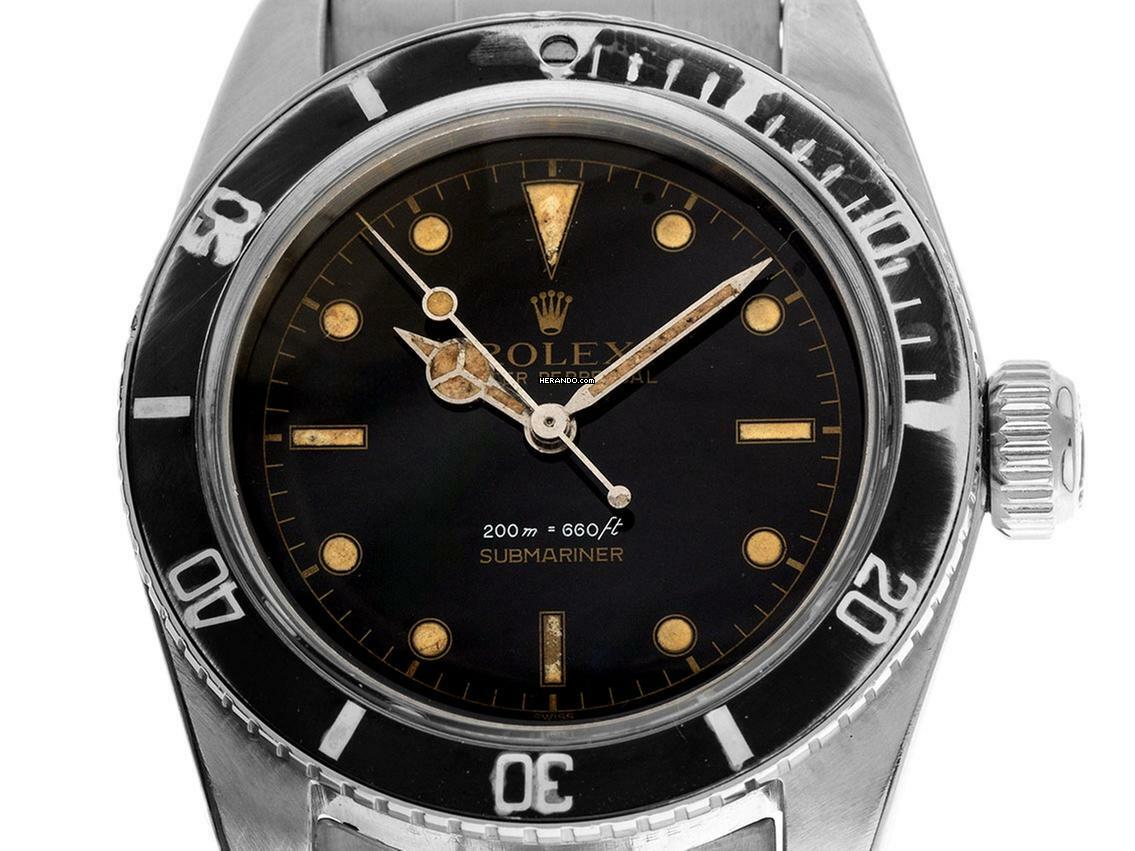 Rolex Submariner (No Date) James Bond Submariner Ref.5510 1976 Box&Beschreibung Original unpoliert Vintage