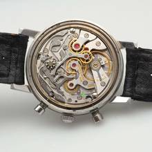 Thumbnail von Longines Chronograph 30CH Vintage PULSATIONS Dial 1950 Stahl/Leder 7413/9 Rare Gradue Pour 30 Pulsations