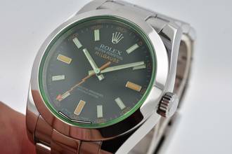 Thumbnail von Rolex Milgauss 116400GV Green Rolex Service 02/2025