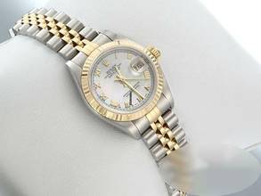 Thumbnail von Rolex Lady-Datejust Edelstahl Gelbgold 750 Perlmutt Automatik Gold Stahl Damen
