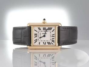 Thumbnail von Cartier Tank Louis Cartier Neuwertige Cartier Tank Louis Großes Modell Gelbgold 750 2024 Wgta0067 Gold