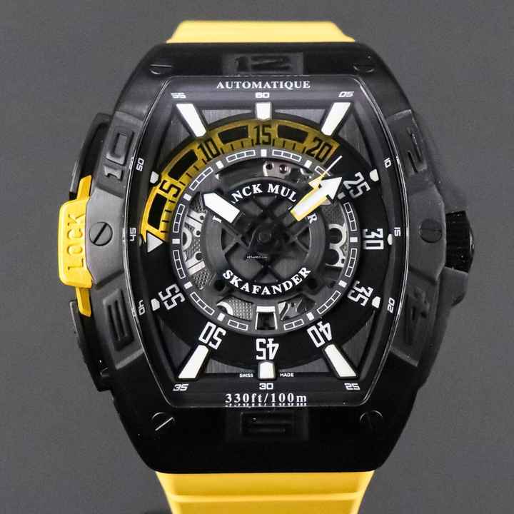  Franck Muller Skafander Steel Yellow Fullset 