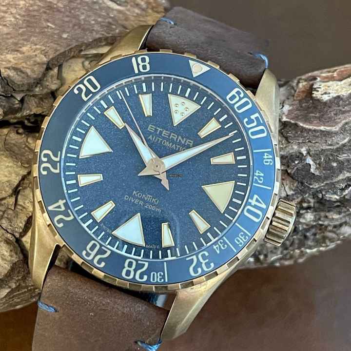 Eterna Kontiki Blue Kontiki Limited Edition Bronze - 2023 - Ref. 1291.78 