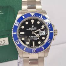 Thumbnail von Rolex Submariner Date Cookie Monster Ouro Branco 41mm Automático Completo