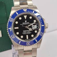 Thumbnail von Rolex Submariner Date Cookie Monster Ouro Branco 41mm Automático Completo