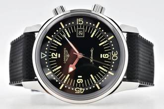 Thumbnail von Longines Legend Diver Heritage Legend Diver L37744509 Black Dial Rubber strap