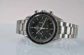Thumbnail von Omega Speedmaster Professional Moonwatch black dial 1997 Full Set