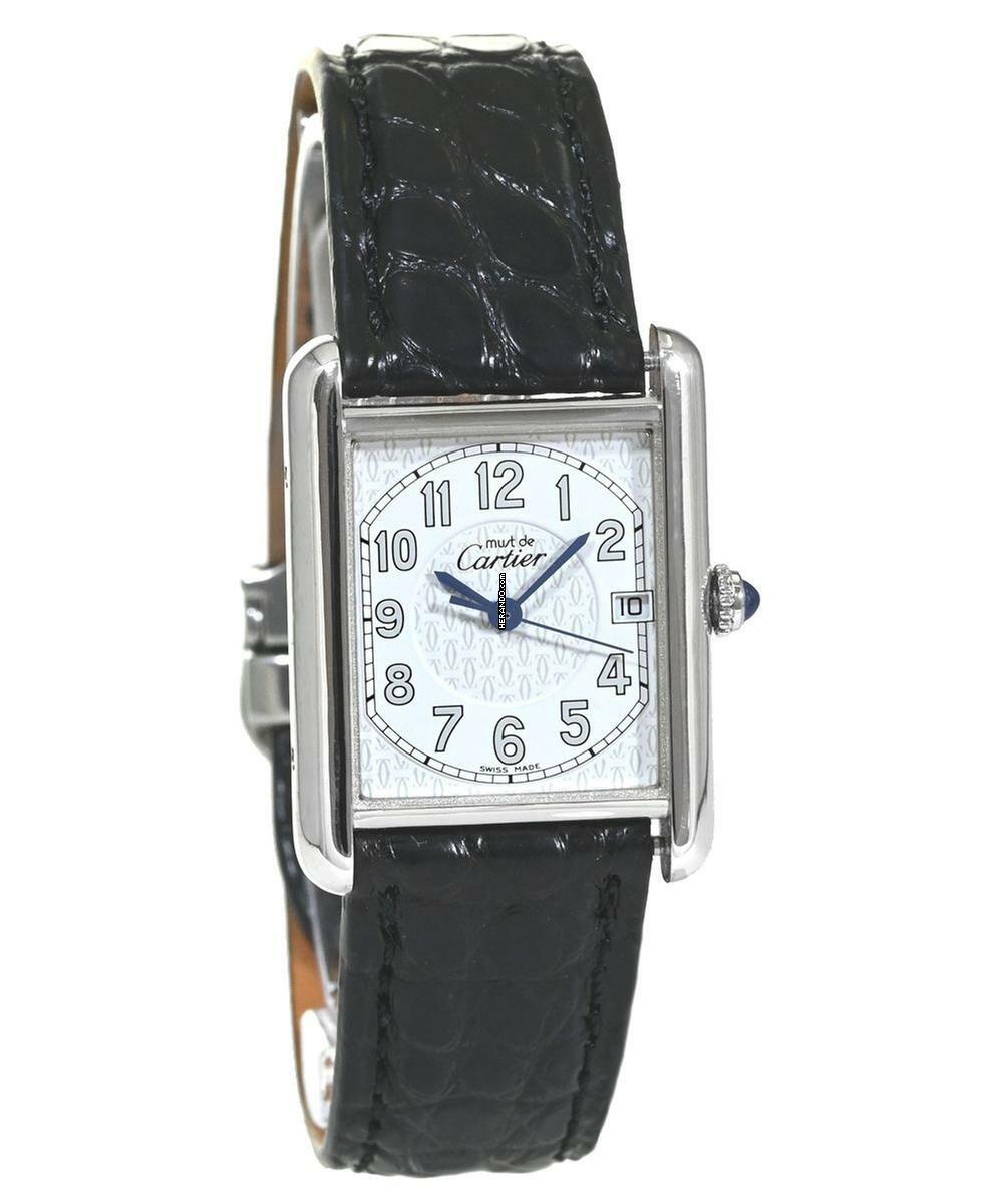 Cartier Tank Must Silber 925 Quarz Ref. W1014354 