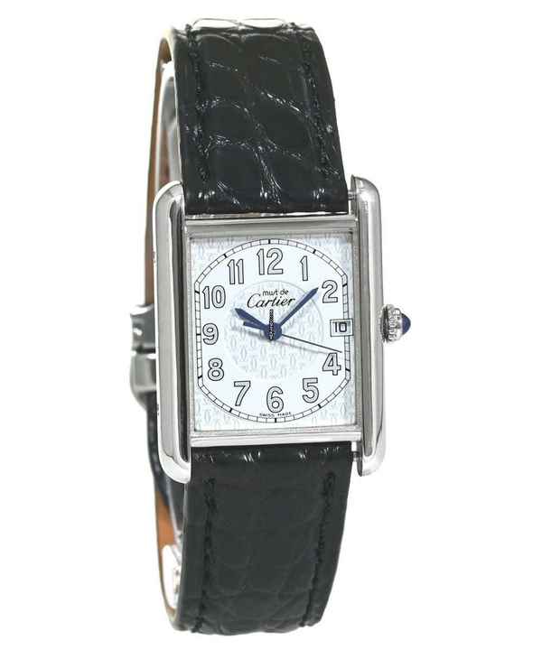  Cartier Tank Must Silber 925 Quarz Ref. W1014354 