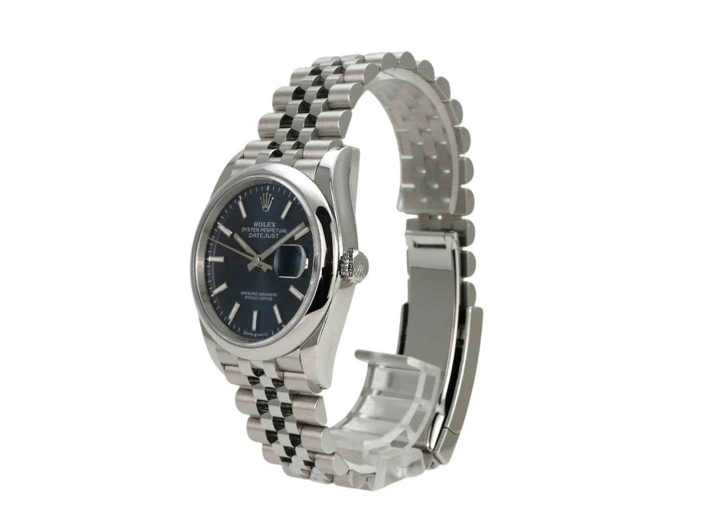 Rolex Datejust 36 Oystersteel Ref. 126200 Blau Jubilé-Edelstahlband