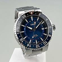 Thumbnail von Oris Aquis Carysfort Reef Limited Edition 01 798 7754 4185-Set M 0XX4 2000 Stück Stahlband GMT Stahlgehäuse 43,5 mm Keramik Lünette mit GMT - Skala