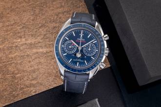 Thumbnail von Omega Speedmaster Moonphase Mondphase Chronograph Co-Axial 304.33.44.52.03.001 B&P 2022