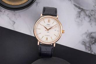 Thumbnail von IWC Portofino Automatic Schaffhausen Portofino 18K Gold (0,750) Automatik Ref. IW356504 B&P 2012