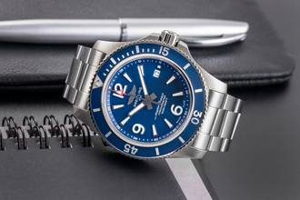 Thumbnail von Breitling Superocean Stahl Automatik Herrenuhr Ref. A17367D81C1A2 Papiere 2021