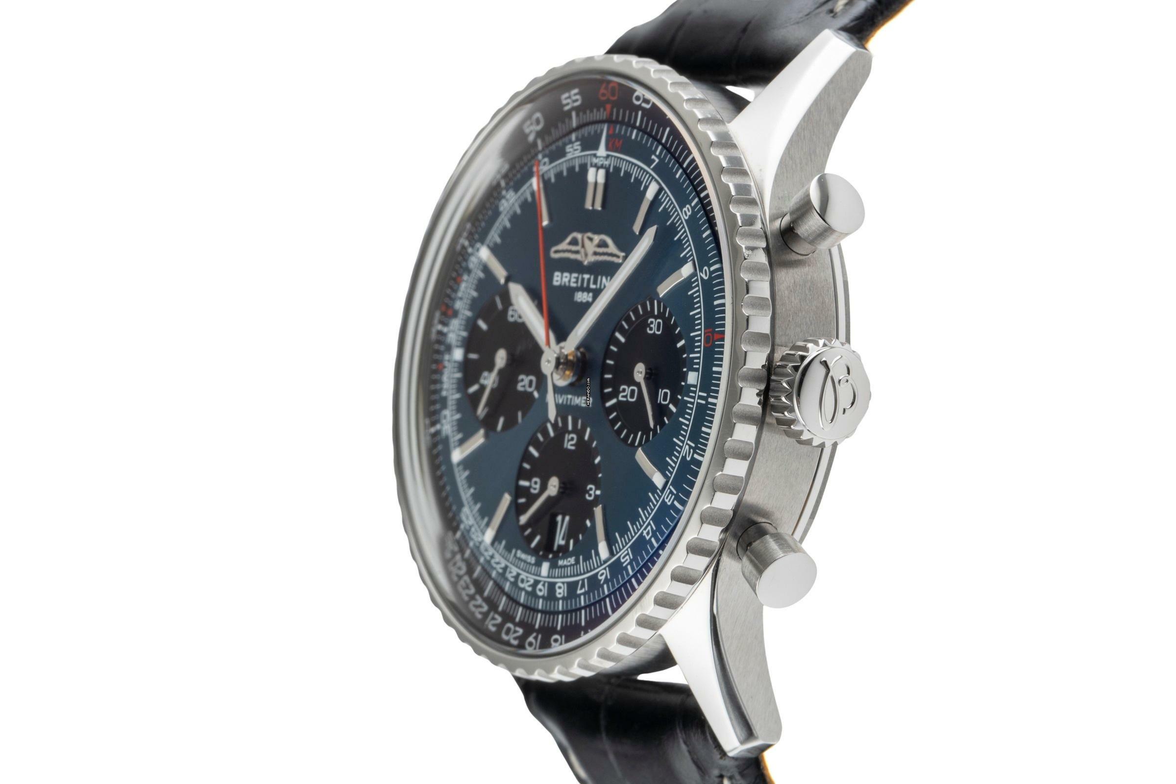 Thumbnail von Breitling Navitimer 01 Chronograph 41 Automatik Ref AB0139241C1P1 B&P