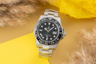 Thumbnail von Rolex GMT-Master II Oyster Edelstahl Automatik Herrenuhr Ref. 116710LN V-Serie