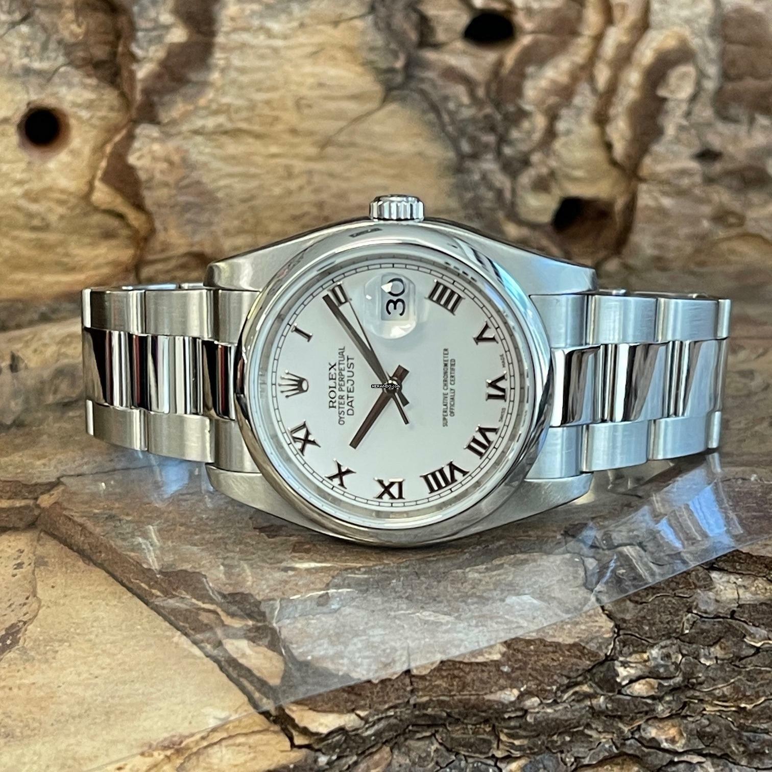 Thumbnail von Rolex Datejust 36 FULL SET 2009 - Ref. 116200