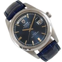 Thumbnail von Tudor Prince Date Day 7017/0 Jumbo Oyster Prince blue dial 1969’s