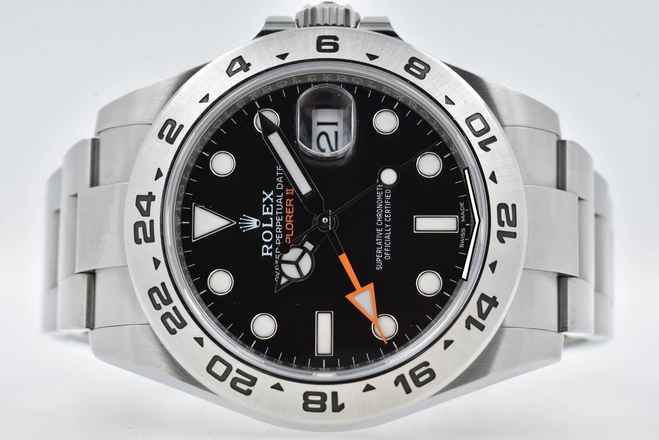  Rolex Explorer II Automatik 216570 LC100 Black Dial Full Set 
