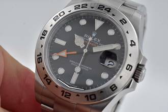 Thumbnail von Rolex Explorer II Automatik 216570 LC100 Black Dial Full Set