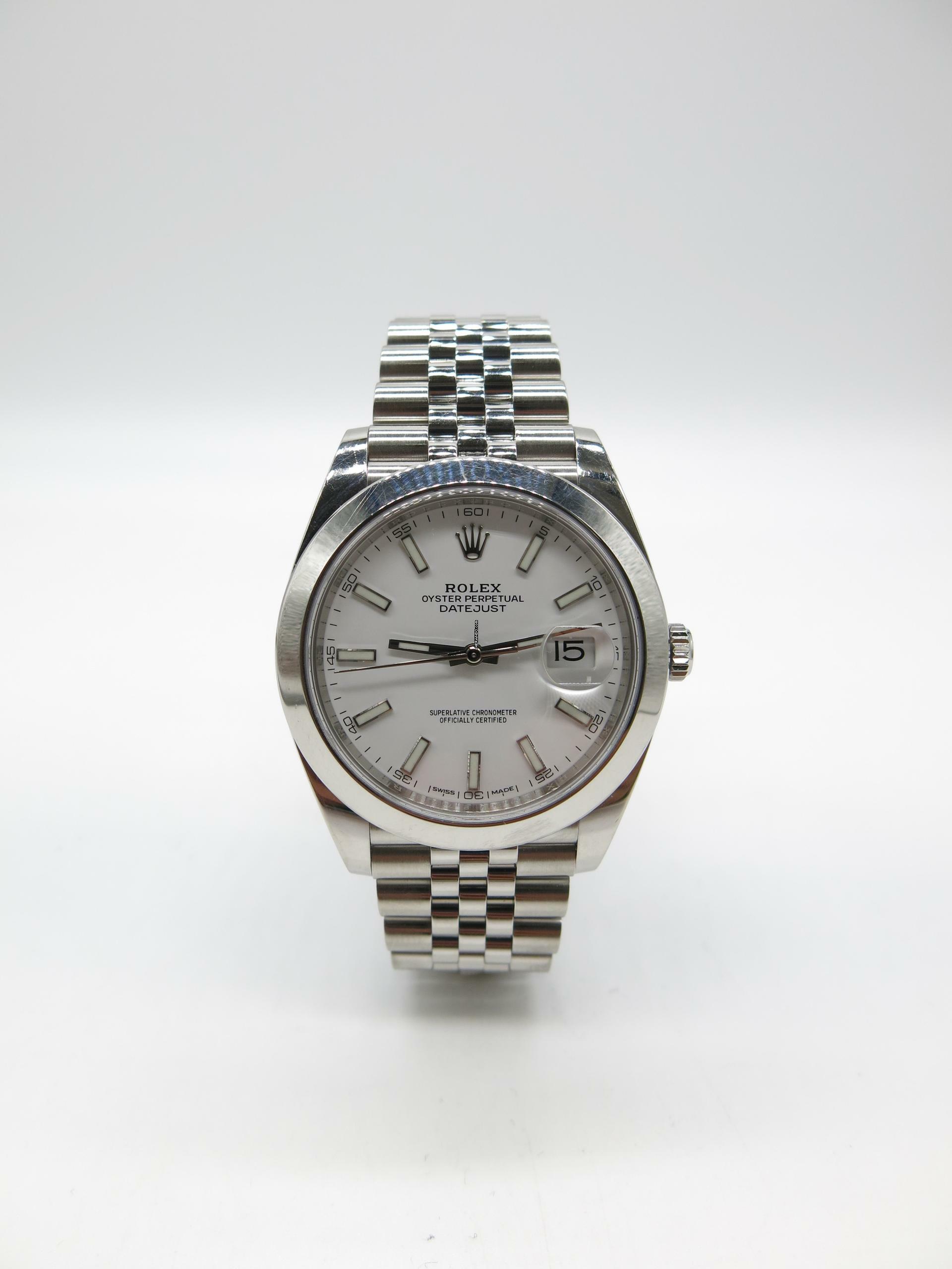  Rolex Datejust 41 ref.126300 - Stahl - Jahr: 2019 - mit B+P Fullset 