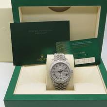 Thumbnail von Rolex Datejust 41 Ice-Out mit Diamanten - ref.126300 - Stahl - Ø 41mm - Jahr: 2021 Fullset