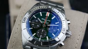 Thumbnail von Breitling Chronomat 42 B01 42 Steel Bracelet - Green - New Stickered - Fullset - 2025