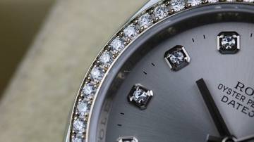 Thumbnail von Rolex Datejust 36 Factory Diamond RBR Silver - like new LC100 - Fullset - 2010