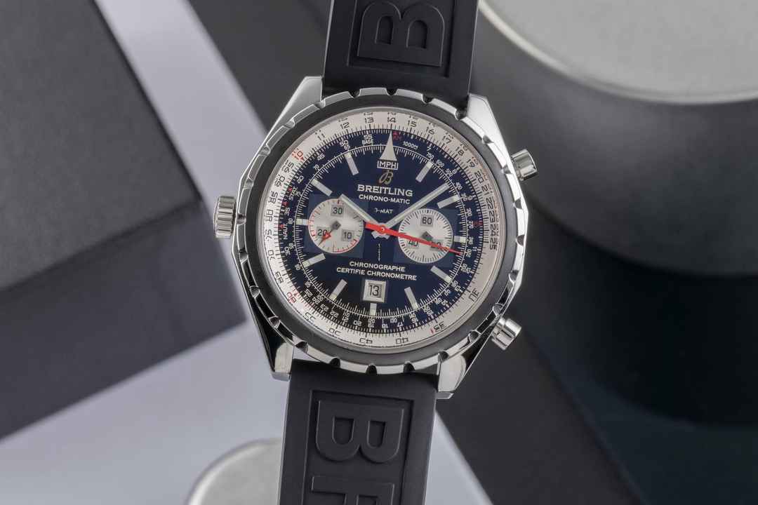  Breitling Chrono-Matic Chronograph Edelstahl Automatik Herrenuhr Ref. A41360 