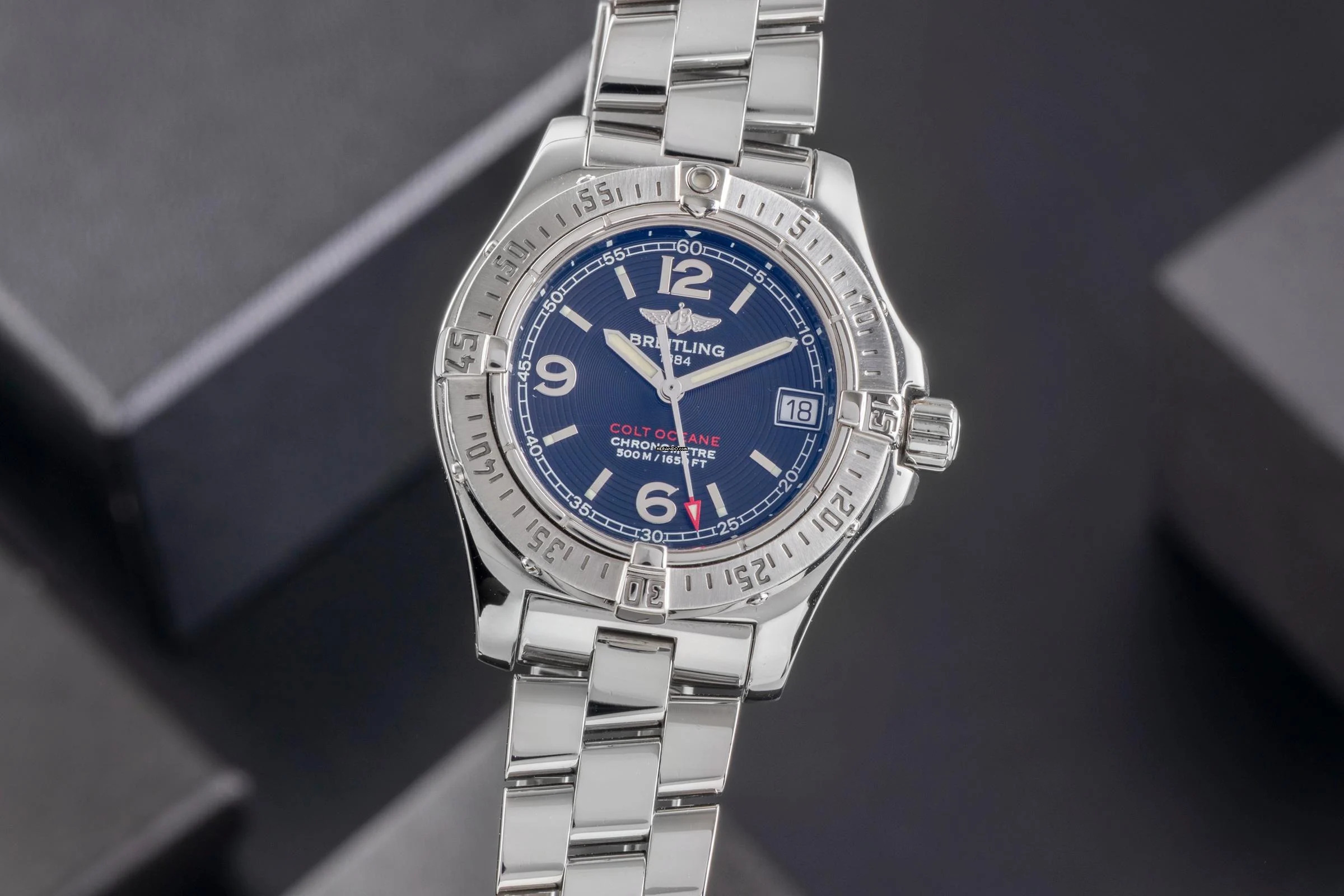  Breitling Colt Oceane 33 Chronometer Edelstahl Damenuhr Ref. A77380 