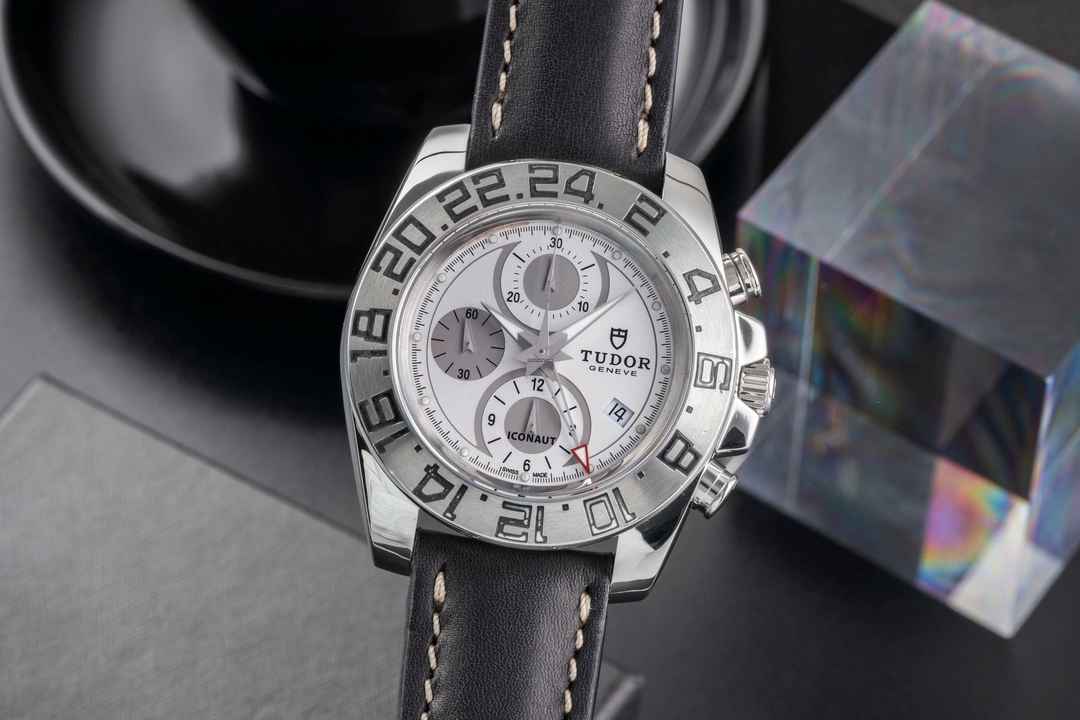  Tudor Iconaut GMT Chronograph Automatik Datum Edelstahl Herrenuhr Ref. 20400 